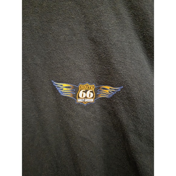 Harley-Davidson Other - Harley Davidson Route 66 T Shirt Tulsa Oklahoma Graphic Tee Faded Men's Large